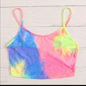 Tie dye crop top